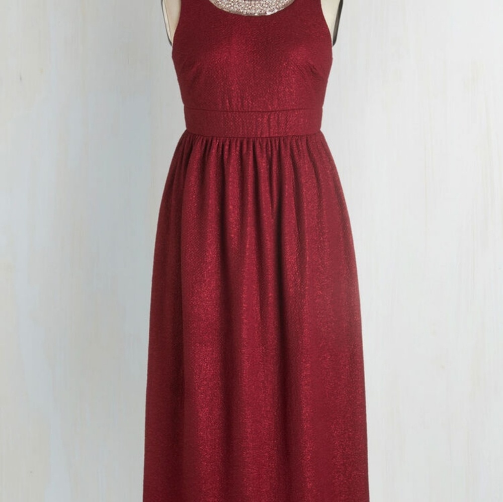 Red dress from ModCloth